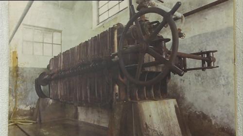 Antico macchinario dell'ex fabbrica di amido di riso - Saciletto di Ruda 11/04/2015